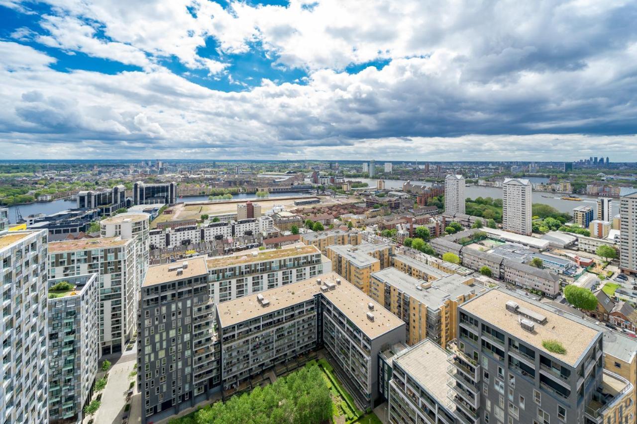 Luxurious Spacious 2Bed Suites Skyline River Views By Canary Wharf 런던 외부 사진
