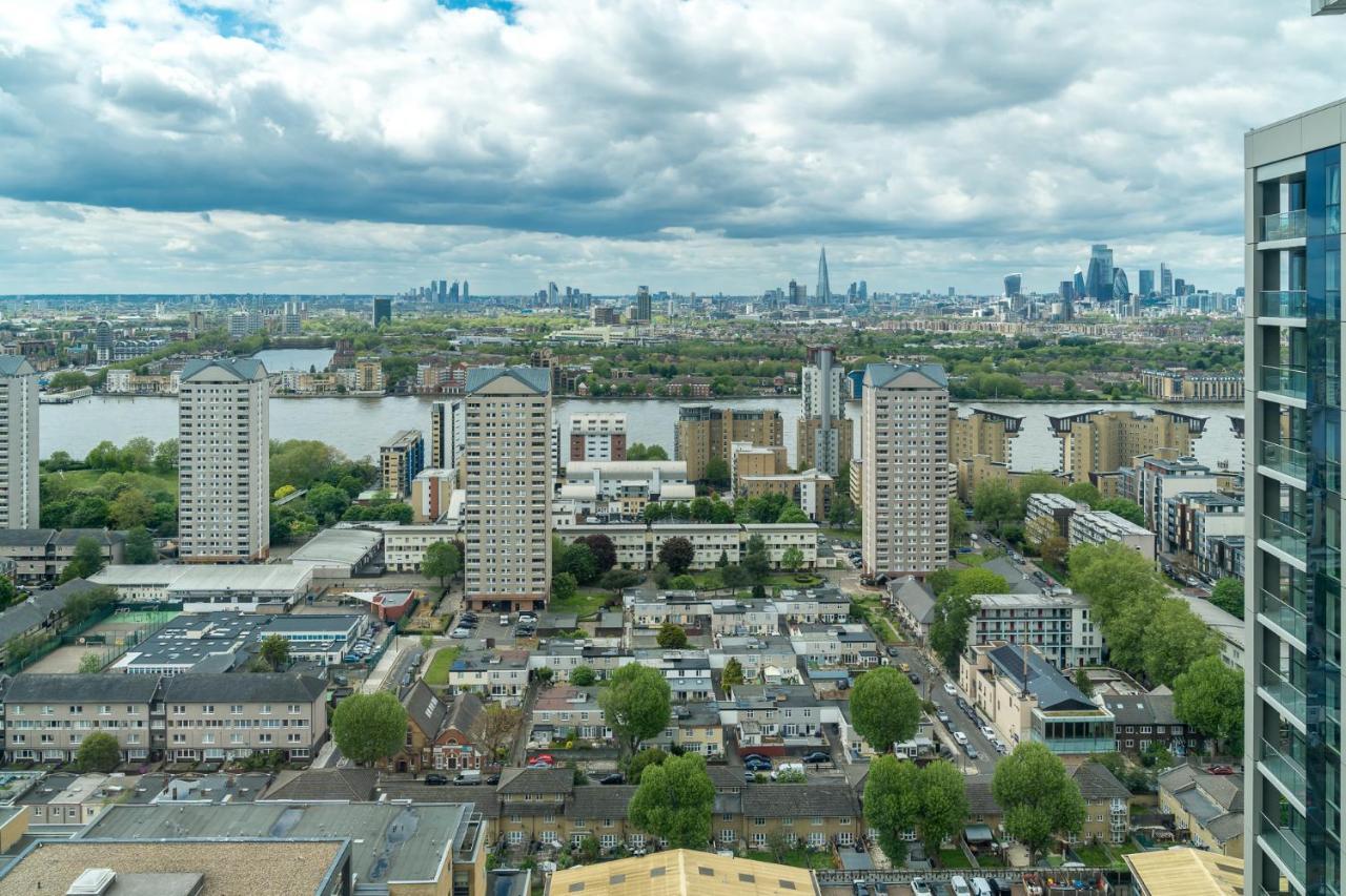 Luxurious Spacious 2Bed Suites Skyline River Views By Canary Wharf 런던 외부 사진