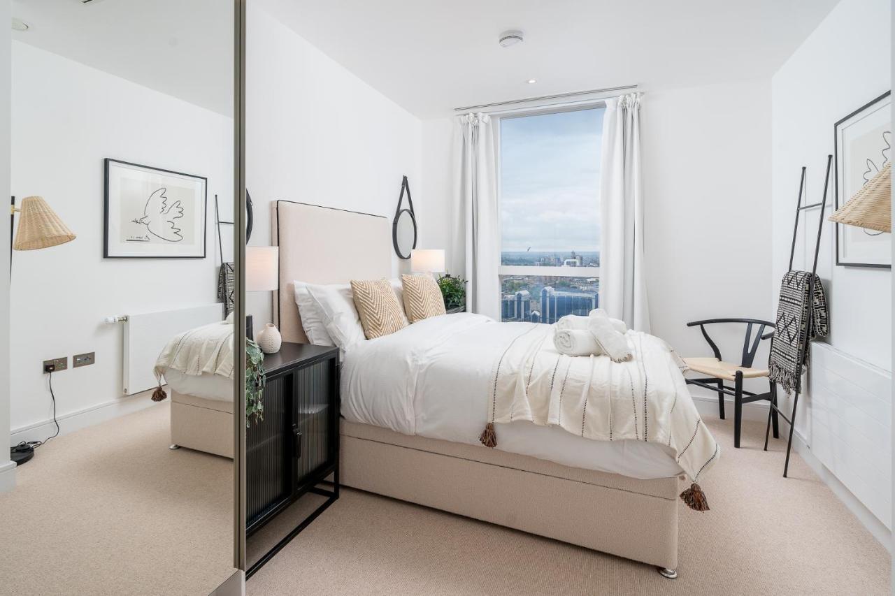 Luxurious Spacious 2Bed Suites Skyline River Views By Canary Wharf 런던 외부 사진