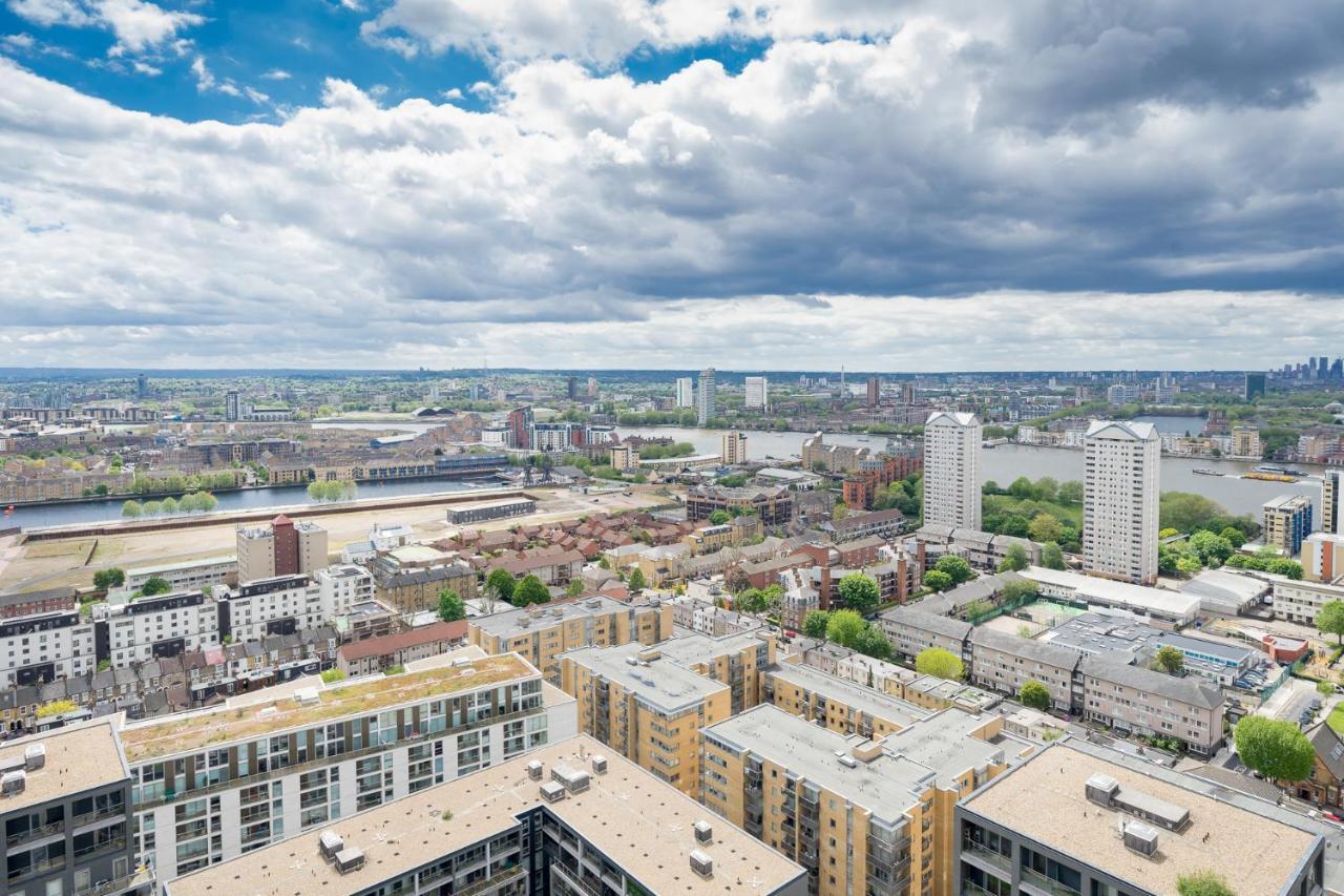 Luxurious Spacious 2Bed Suites Skyline River Views By Canary Wharf 런던 외부 사진
